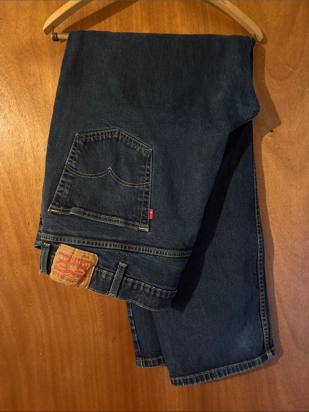 Levi's 550 vintage Straight Fit Blue Men's Jeans (OLCC)